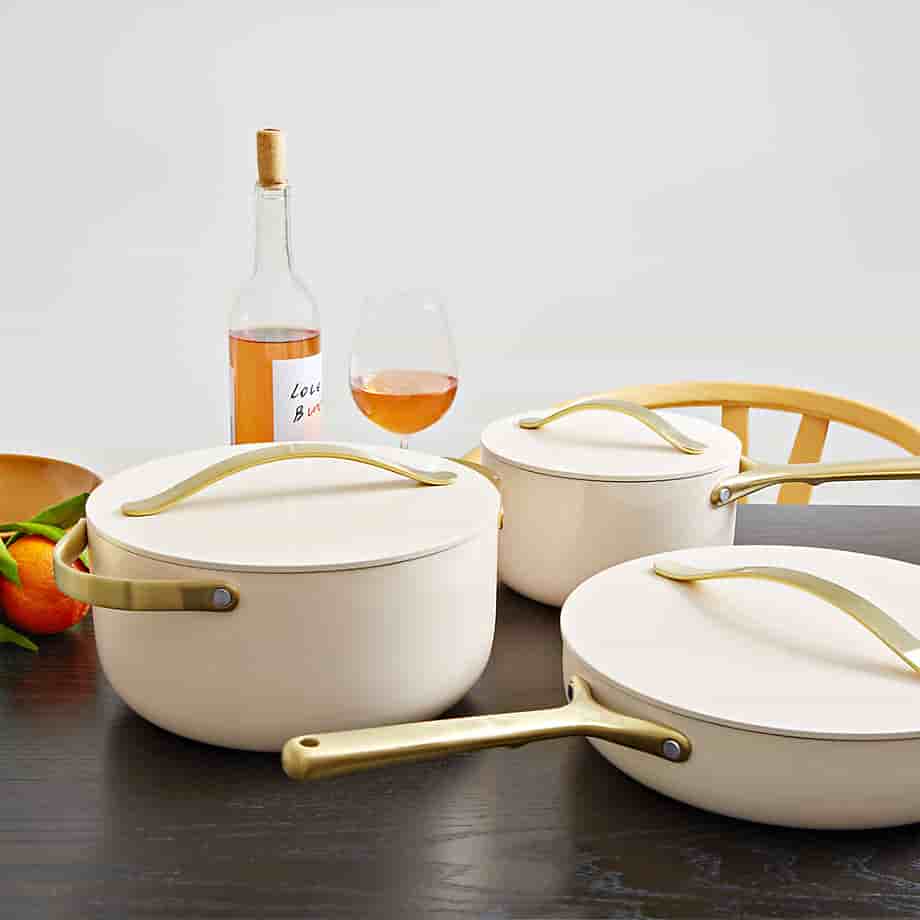 CMYK Printing Home Cream Supper Non-Stick Ceramic Dutch Oven
